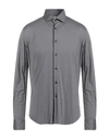 Xacus Man Shirt Grey Size 17 Merino Wool