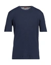 Barena Venezia Barena Man Sweater Navy Blue Size L Linen, Cotton