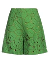 Jijil Woman Shorts & Bermuda Shorts Green Size 4 Cotton, Polyamide, Viscose, Polyester In Green