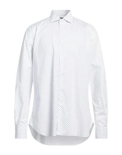 Barba Napoli Man Shirt White Size 17 ½ Cotton