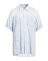 Engineered Garments Man Shirt Sky Blue Size Xl Cotton