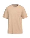 Sunflower Man T-shirt Sand Size L Organic Cotton In Beige