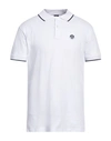 North Sails Man Polo Shirt White Size Xl Cotton, Elastane
