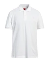 Ferrari Man Polo Shirt White Size S Organic Cotton, Elastane