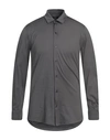Liu •jo Man Man Shirt Lead Size L Cotton In Grey