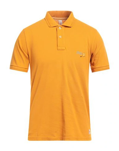 Bob Man Polo Shirt Orange Size M Cotton