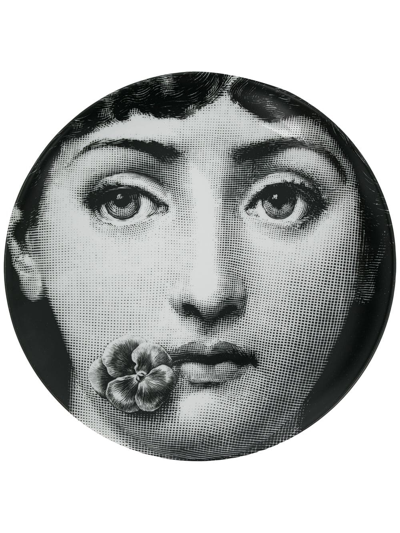 Fornasetti Wall Plate In B/w