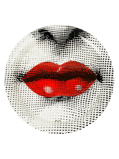 Fornasetti Mouth Print Tray In White