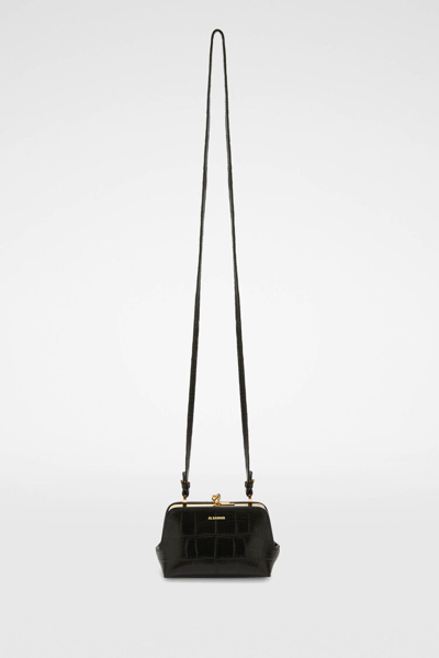 Jil Sander Leather Mini-bag In Black