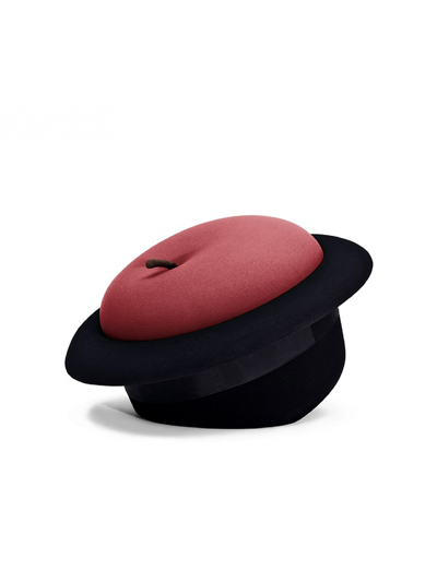 Gufram Magritta Pouffe Sculpture-armchair In Red