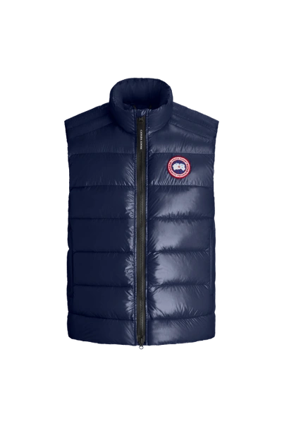 Canada Goose Crofton Padded Down Gilet In Blue
