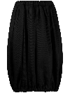 Comme Des Garçons Elasticated-waist Draped Skirt