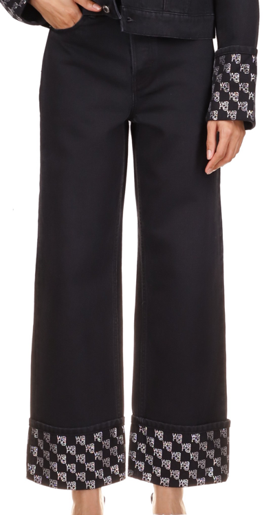 Alexander Wang Crystal Cuff Pants