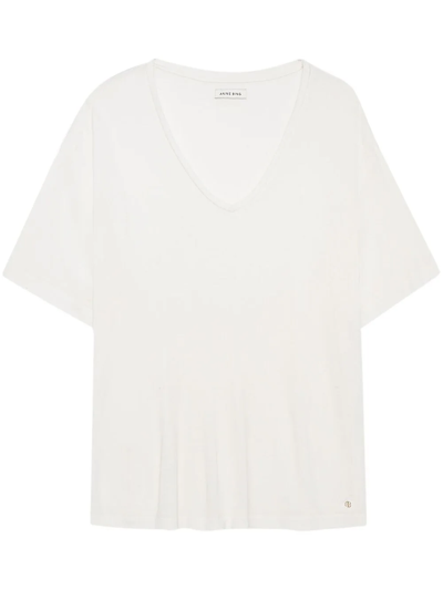 Anine Bing Vale Tee In White