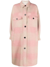 Isabel Marant Étoile Checked Wool-blend Coat
