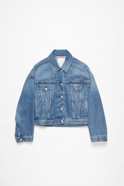 ACNE STUDIOS CROPPED DENIM JACKET