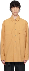 Nanushka Flap-pocket Pyjama Shirt In Biscuit