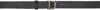 Dsquared2 Black Vintage-effect Leather Belt In M802 Black+palladio