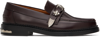 TOGA VIRILIS SSENSE EXCLUSIVE BURGUNDY LOAFERS