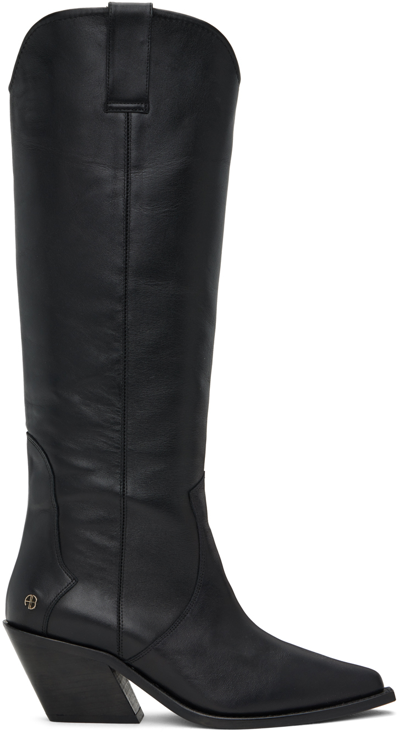 Anine Bing Black Tall Tania Boots