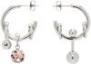 JUSTINE CLENQUET SILVER SALLY EARRINGS