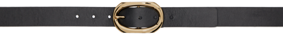 ANINE BING BLACK SIGNATURE LINK BELT