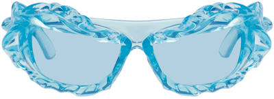 Ottolinger Blue Twisted Sunglasses In Light Blue