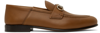 FERRAGAMO BROWN OTTONE LOAFERS