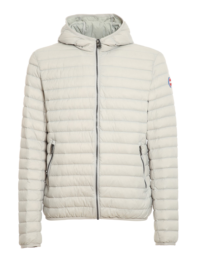 Colmar Originals Quilted Hooded Puffer Jacket In Light Grey