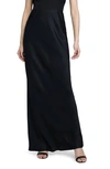 L AGENCE ZETA SATIN MAXI SKIRT