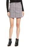 AG HARLO PLAID MINISKIRT