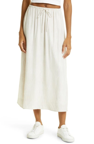 ATM ANTHONY THOMAS MELILLO MOIRÉ PRINT SILK MAXI SKIRT