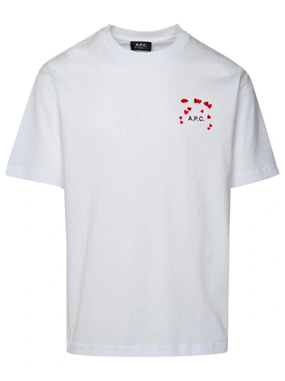 Apc A.p.c. T-shirt I Love In White