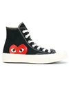 Comme Des Garçons Play X Converse Comme Des Garcons Play X Converse Sneakers In Black