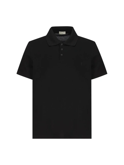 Saint Laurent T-shirts And Polos In Black