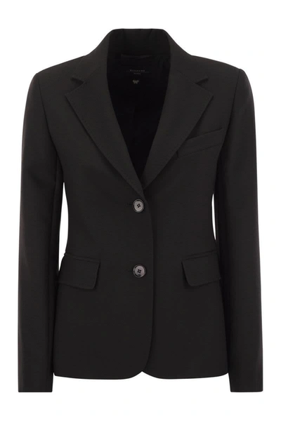 Weekend Max Mara Single-breasted Jacket In Black