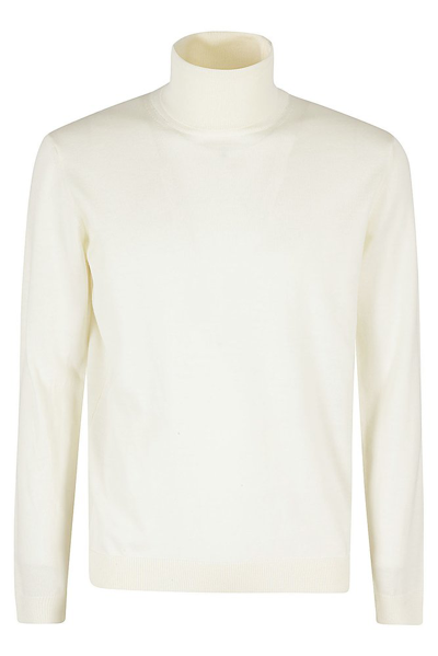 Roberto Collina Roll Neck Long In White