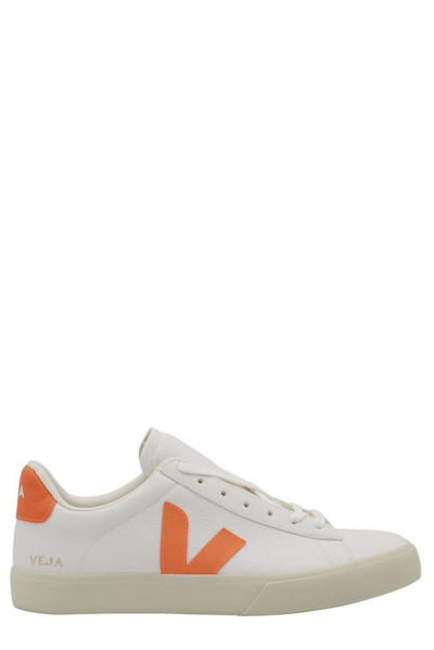 Veja Campo Round Toe Sneakers In White
