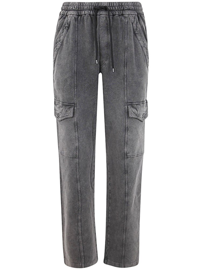 Isabel Marant Elasticated Drawstring Waistband Trousers In Black