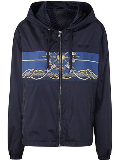 Versace Zip In Blue