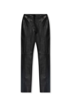 FORTE FORTE FORTE FORTE TAPERED LEATHER TROUSERS