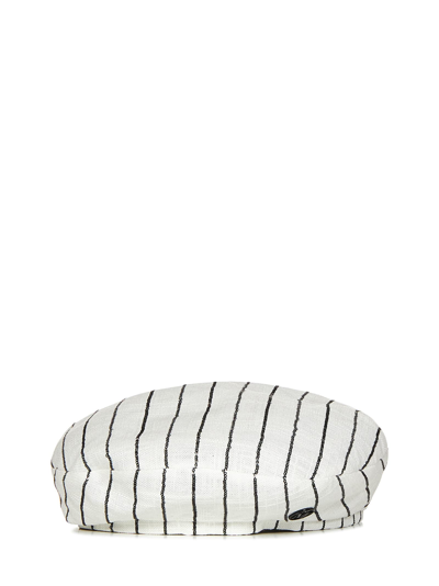 Maison Michel New Billy Sequin-embellished Beret In Bianco