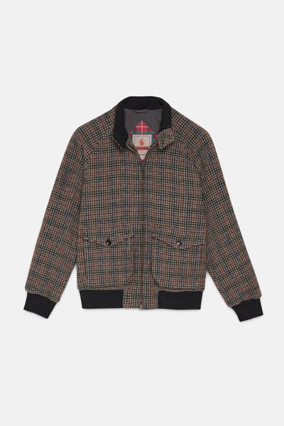 Baracuta G9 Af Pocket In Houndstooth Grey