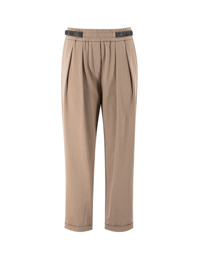 Brunello Cucinelli Trousers In Coyote