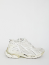 Balenciaga Runner Mesh And Faux Leather Sneakers In White
