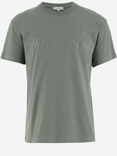 JW ANDERSON COTTON T-SHIRT WITH LOGO