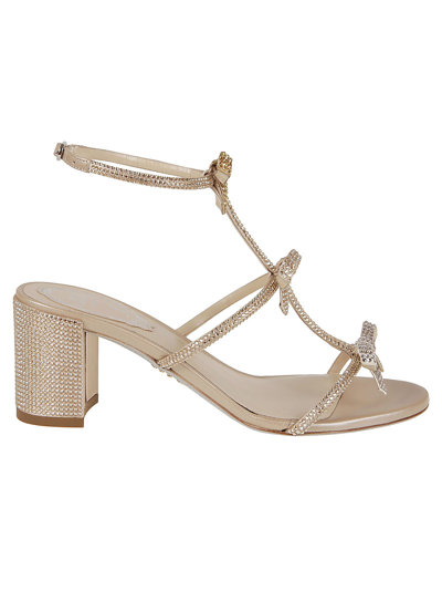 René Caovilla Catherina Sandal High Heel In Beige