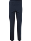 Brunello Cucinelli Capri  With Monili Trousers Blue In Night Sky