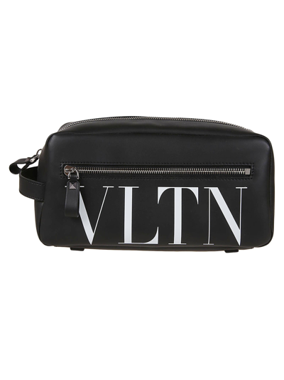 Valentino Garavani Washbag Vltn In Ni Nero Bianco