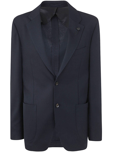 Lardini Special Line Drop 7 Reg Jacket Clothing In Blue